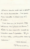 Léon BONNAT à Gaston Braun lettre autographe signée ses portraits sont demandés 