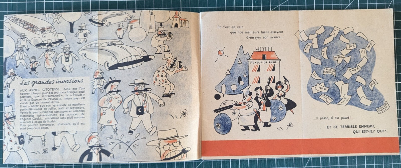 L'homme au cigare entre les dents contre plan Marshall Etats-Unis Curry 1950