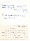 Ensemble autographes Louis Amade : Geo London Paul Fort René Clauss Bécaud