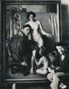 Oskar BRÁZDA peintre tchèque photo photographie époque 1971 autoportrait