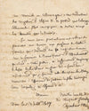 Jean-Pierre de CHAMBRIER D'OLEYRES belle lettre autographe signée Suisse Italie