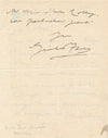 Giulio FANO lettre autographe signée Italie sénateur Rome collègue physiologiste