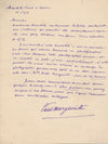 Paul MARGUERITTE ses affaires photographiques 2 lettres autographes signées