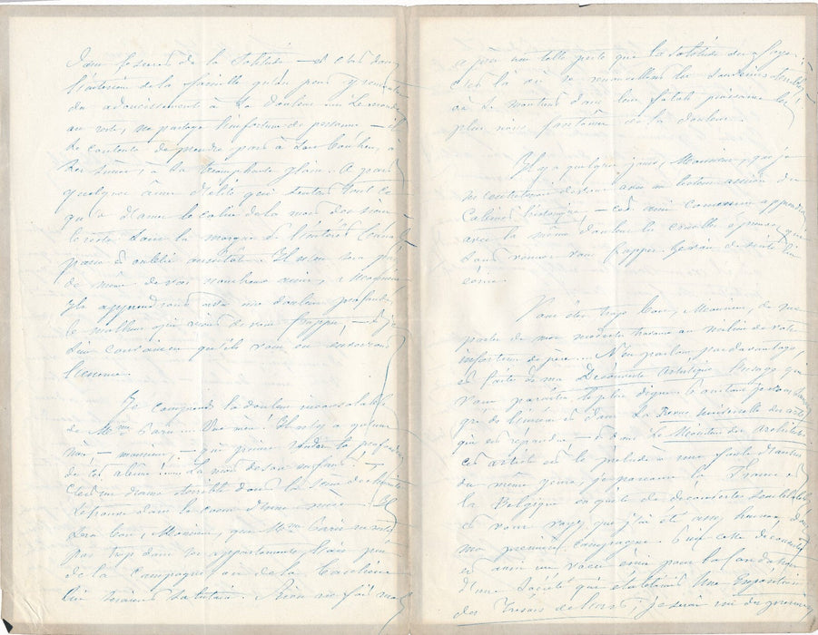 Charny amateur Louis Paris Napoléon Antoine Auvray 6 lettres  et 2 manuscrits