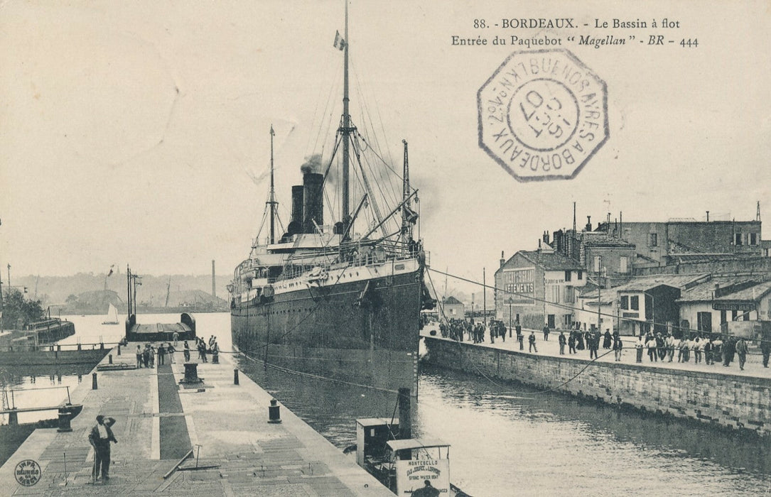 5 lettres autographes et carte postale signées photographe Gaston BRAUN