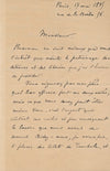 Henriette GUIZOT DE WITT lettre autographe signée prison femmes détenues