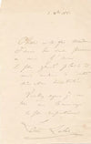 beau lot Louis LELOIR peintre et illustrateur 5 lettres autographes 2 à Castrie
