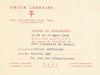 Suzanne BERTILLON décoratrice invitation Union Lorraine Wendel Balmain Dior ...