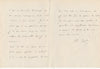 Henri LOZÉ lettre autographe signée préfet police démission serviteur Etat