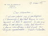 Charles Vildrac évoque poète Léon-Paul Fargue 2 cartes autographes signées