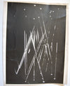 Document photo photographie artiste Adolf LUTHER laser 1970 lumière