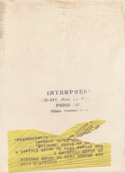 Fête Sport féminin 1937 photographie argentique d'époque stade Pershing Paris