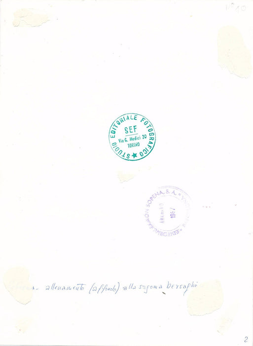 photographie argentique d'époque Escrime années 1967