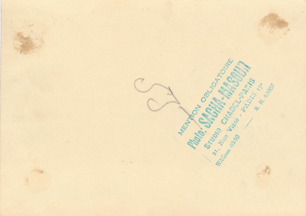 Sacha MANSOUR 2 photographie photo remise médaille tirage argentique époque