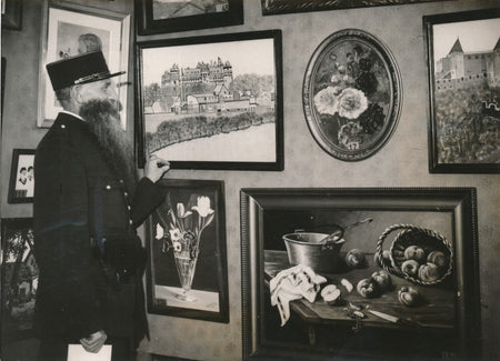 célèbre agent LECLERC peintre photo photographie époque exposition police