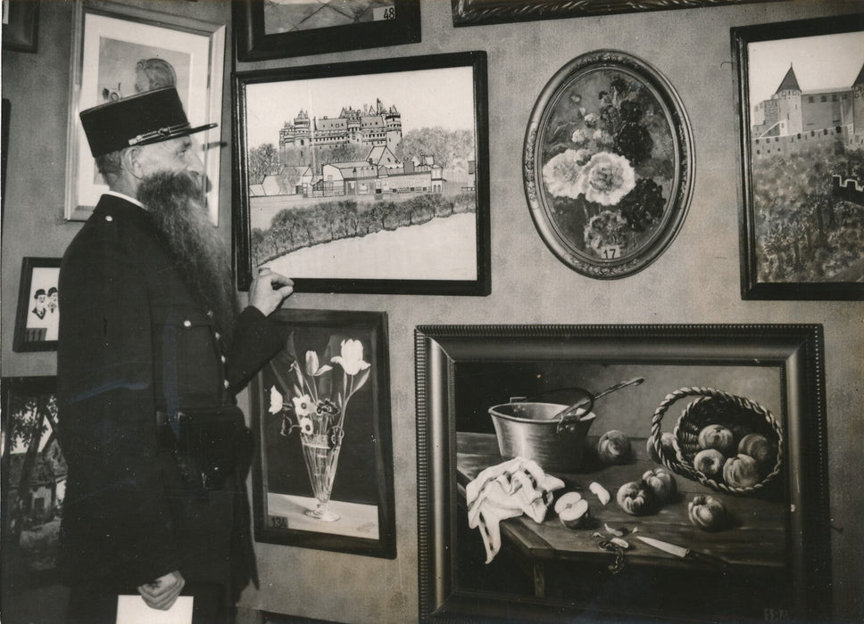 célèbre agent LECLERC peintre photo photographie époque exposition police