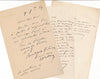 Ernest FEYDEAU père de Georges 5 lettres autographes signées dont lectrice