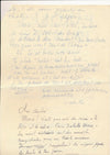 Odette LAZAR-VERNET éditrice à Pieyre de Mandiargues brouillon lettre autographe