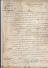 Gaspard de Clermont Tonnerre ministre document signé Hurel 1826 inspection corps