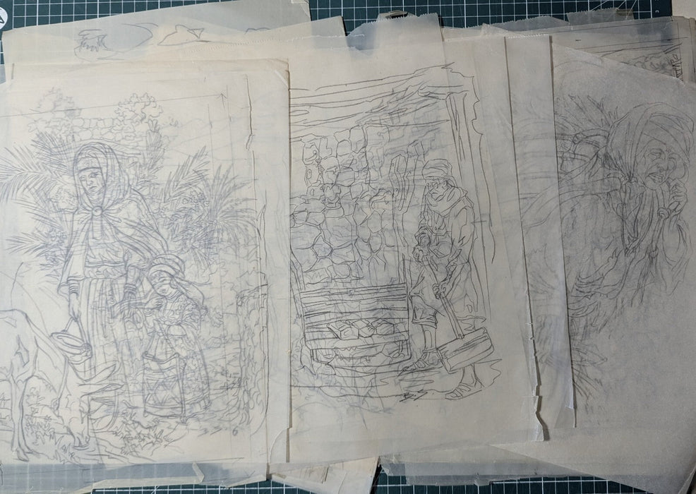 ALGÉRIE L'AURÈS BENJAMIN SARRAILLON Voyage à Rouffi photos négatifs dessins