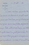 Ferdinand BRUNETIÈRE contribution pour le théâtre lettre autographe signée