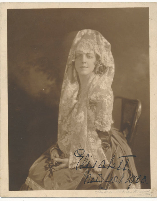 photographie signée Uderwood Underwood portrait femme photo signée