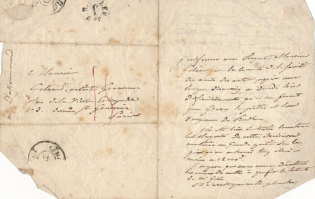 Alexandre DU SOMMERARD archéologue Amis des ArtsPrud’hon lettre autographe Gelée