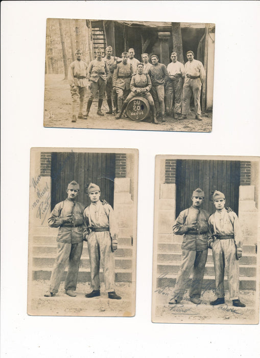 Militaria 39e régiment  13 CPAS époque ET cdv Mounier Bizerte photo