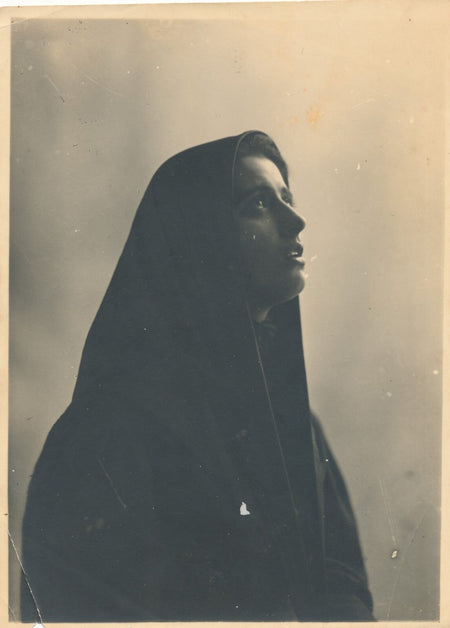 Type Corse femme châle regard photo photographie époque v. 1920 Moretti