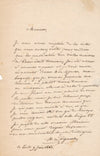 peintre DE PIGNEROLLES Les anciennes maisons de Paris Charles LEFEUVE lettre