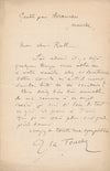 peintre Gaston La Touche 1 lettre autographe signée 2 cartes Alfred Roll Goerg
