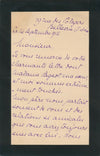 Famille Reverseaux, comte lettre autographe signée à l'acteur F. Febvre