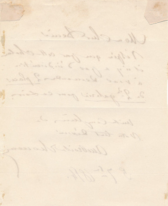 Ambroise THOMAS compositeur lettre autographe signée places opéra