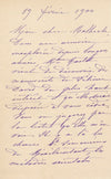Jules ARMINGAUD compositeur 2 lettres autographes manuscrits Félicien David !