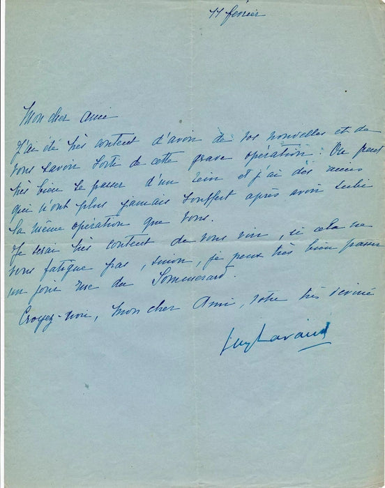 Guy Lavaud poète symboliste poète symboliste 6 lettres autographes signées