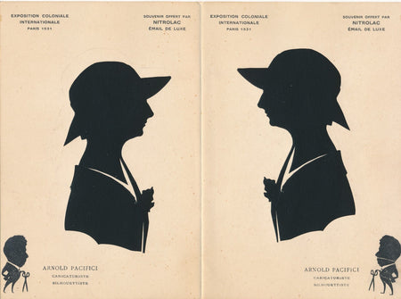 Alfred PACIFICI caricaturiste silhouettiste exposition coloniale 1931