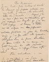 art SEM exposition 1910 galerie diorama intéressante lettre autographe signée