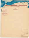 Papier à en-tête des Cinématographes J. Seiberras Algérie et SCHELL commercial