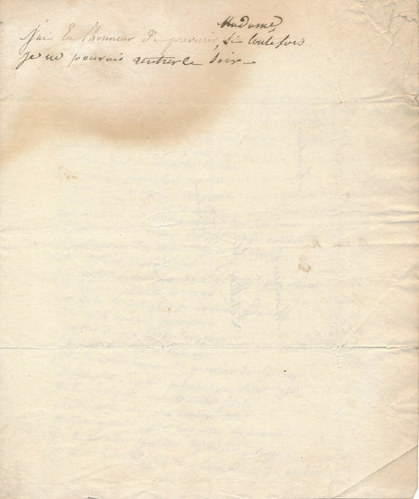 Famille Letellier, Paris, Bourg la Reine, vers 1880-1890 3 documents autographes