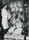 De la volaille : fêtes de fin d’année, Paris, années 1950 photo photographie