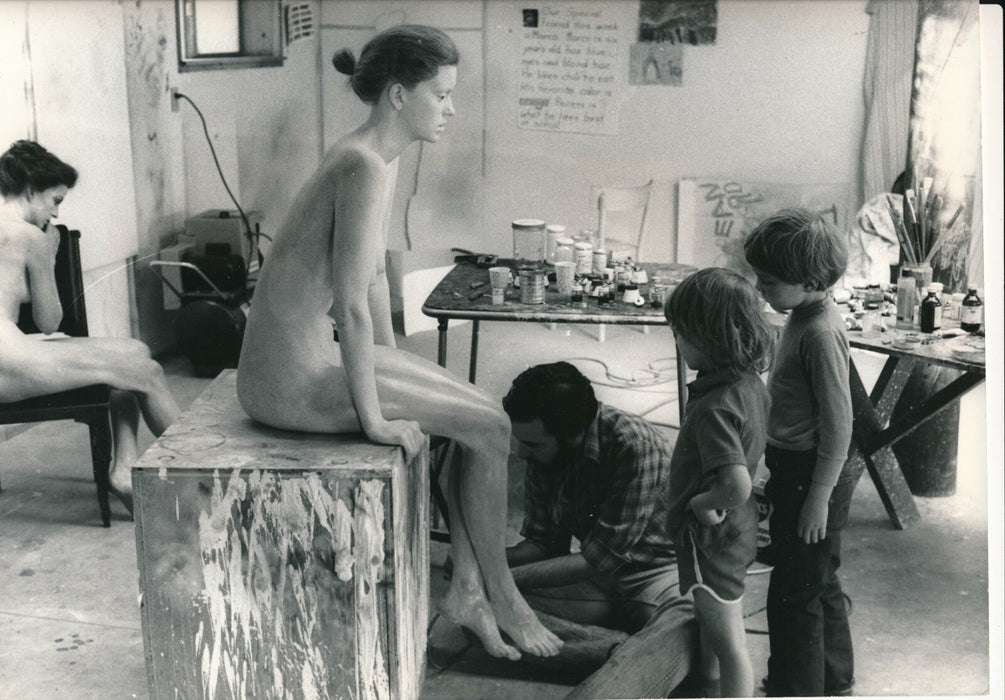 Pat ANDREA Pays Bas sculpteur hyperréalisme photo photographie vintage