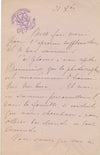 Georges RÉGNAL Casimir Désirée Langer lettre autographe signée Taponier Isola