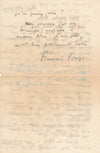 Francis PONGE prépare une causerie lettre autographe signée à Gaëtan Picon