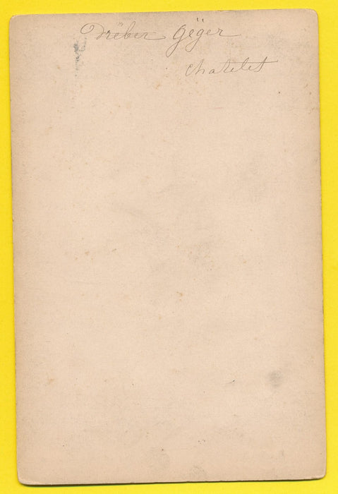 Jager Jaeger Mille et Une Nuits 1882 Châtelet photo photographie albumine Nadar