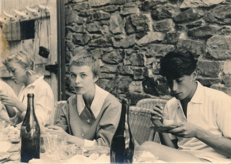 Jean SEBERG 3 photographies époque amateur v. 1959 François Moreuil été plage