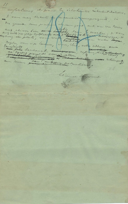 Léonce DUPONT 1828-1884 journaliste 4 manuscrits autographes signés et 3 lettres