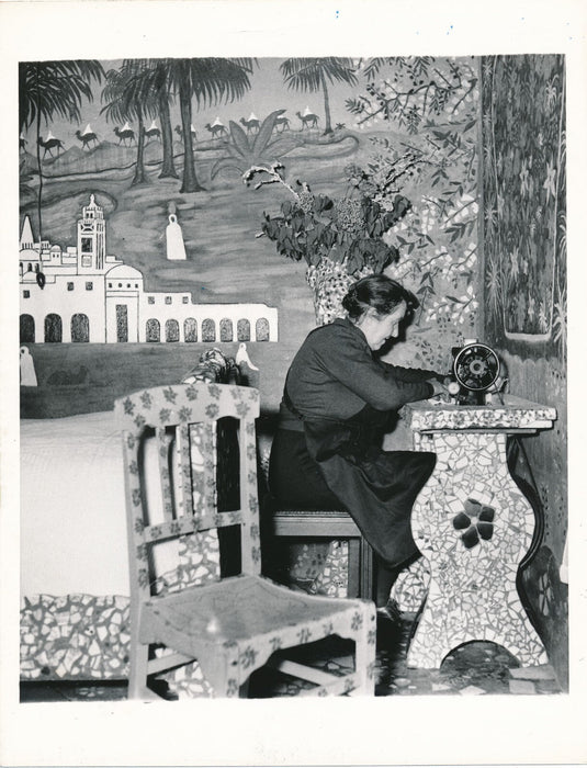 Raymond Isidore peintre picassiette 3 photos photographie Chartes art brut