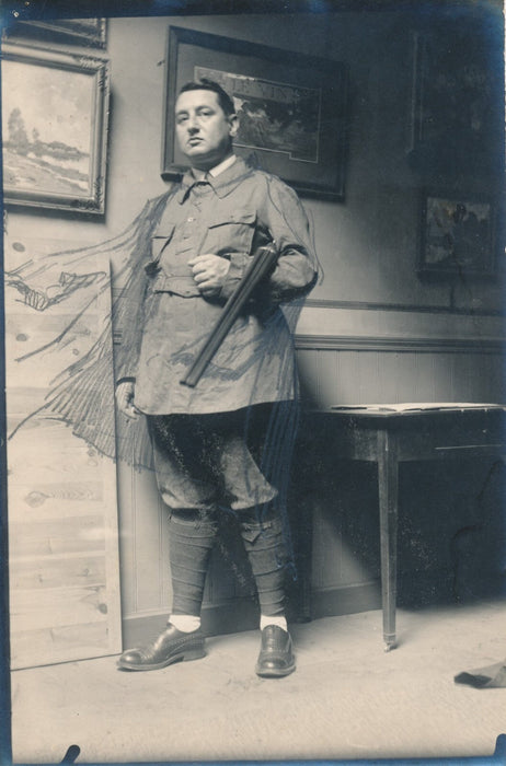 Portrait chasseur atelier peinture peintre photo photographie