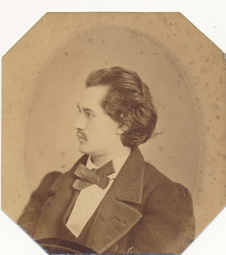 Portrait homme Motzfeldt v 1860 photo photographie Danemark albumine
