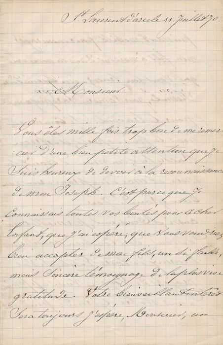 29 lettres élèves adressées à Joanni d Arsac éducation enseigant écrivain